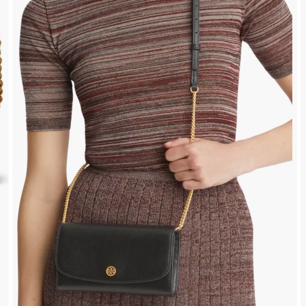 Tory Burch Robinson Chain Wallet